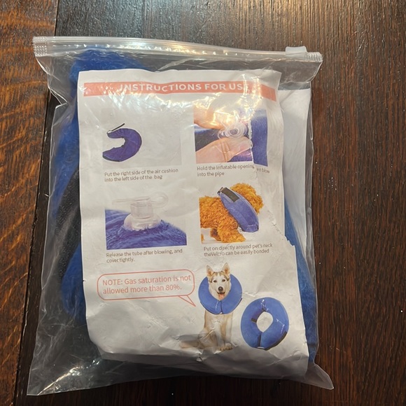 Inflatable Dog Collar for Injuries, Rashes, & Post Surgery Soft and Comfortable - Picture 8 of 8
